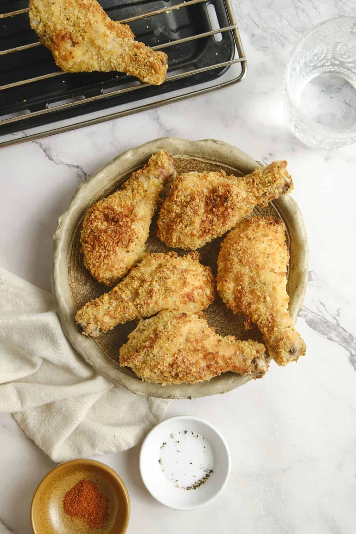 Breaded Chicken Drumsticks - foodfaithfitness